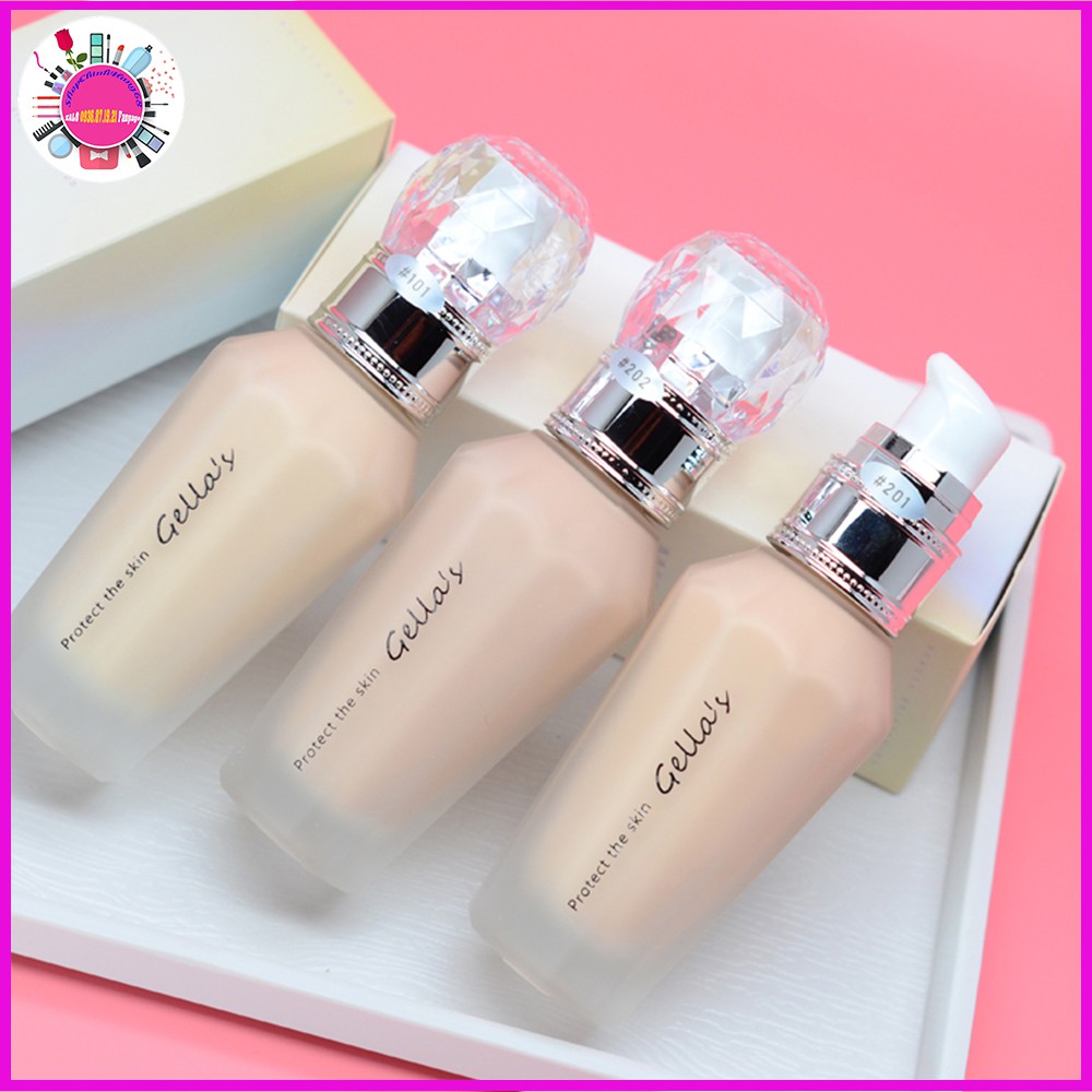 Kem Nền Gella (Gella’s) Che Khuyết Điểm - Giúp Da Mịn Lì Tự Nhiên Liquid Foundation FLF2 - Nội Địa Trung