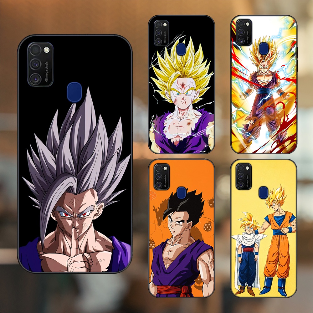 Ốp lưng Samsung M21, M30S viền đen in hình Gohan Dragon Ball