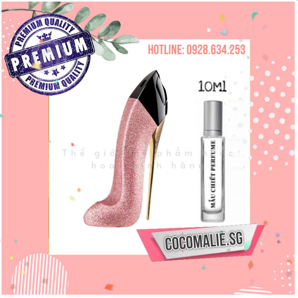 Nước hoa chính hãng Carolina Herera Good Girl ( Guốc nhũ hồng ) EDP Test 5ml/10ml/20ml