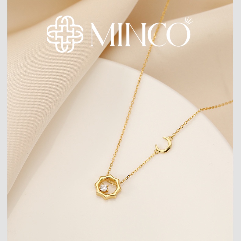 Dây chuyền nữ Sun Moon Minco Accessories phong cách tiểu thư DT128
