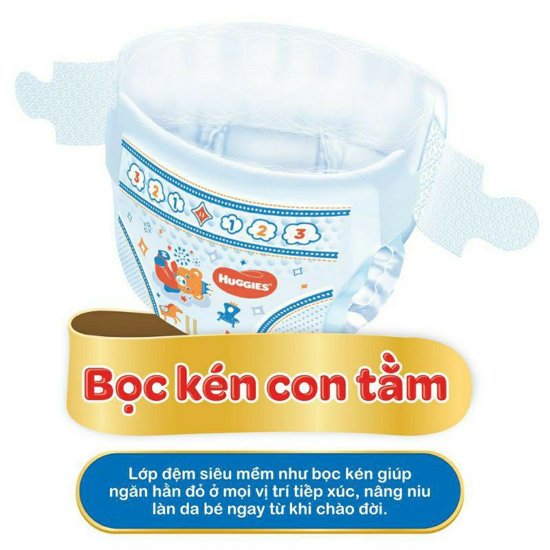 Tã dán sơ sinh Huggies Nb58+2/NB74, S56/S88 mới