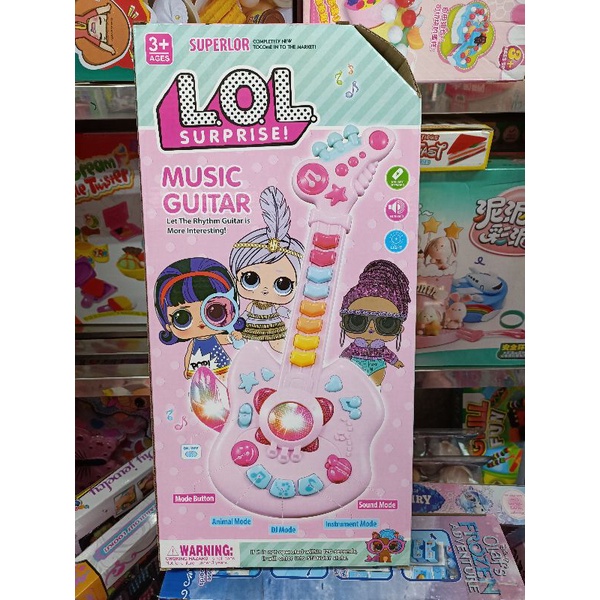 665-1 Hộp Đàn MUSIC GUITAR có nhạc và đèn phát sáng