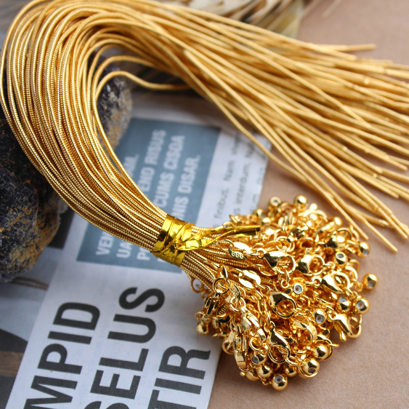 Dây Chuỗi Xích Bằng Đồng 18k Kích Thước 22.5cm Có Thể Điều Chỉnh diy