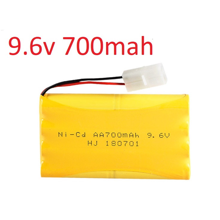 Pin kèm sạc usb 9.6v 700mah Pin sạc xe điều khiển Pin tốt giá sỉ