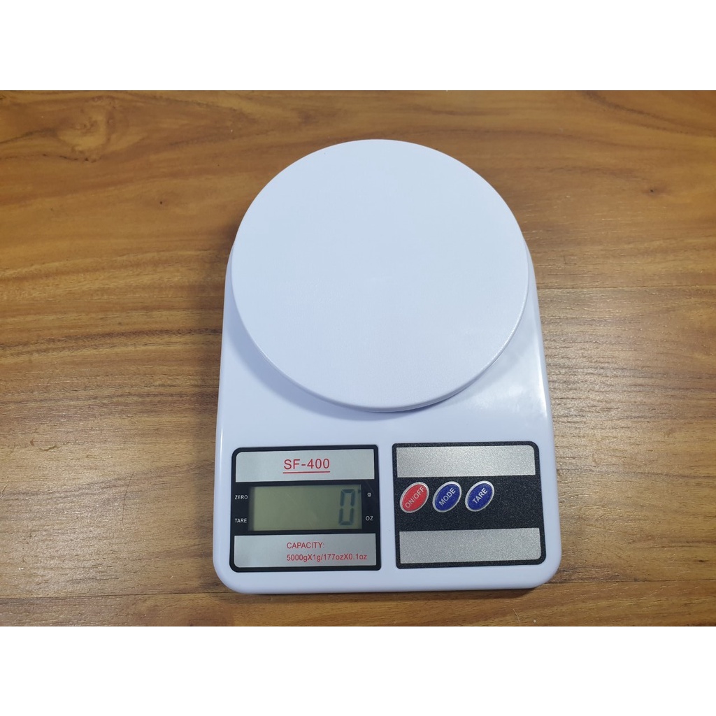 Cân điện tử Electronic Kitchen Scale 5kg SF-400 dùng trong nhà bếp -Cân tiểu ly - Điện nước gia dụng Hoàng Kim