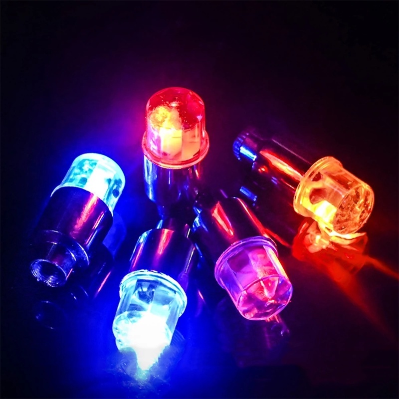 Đèn LED Gắn Van Bánh Xe Chống Thấm Nước Trang Trí Cho Xe Đạp Xe Máy Xe Hơi