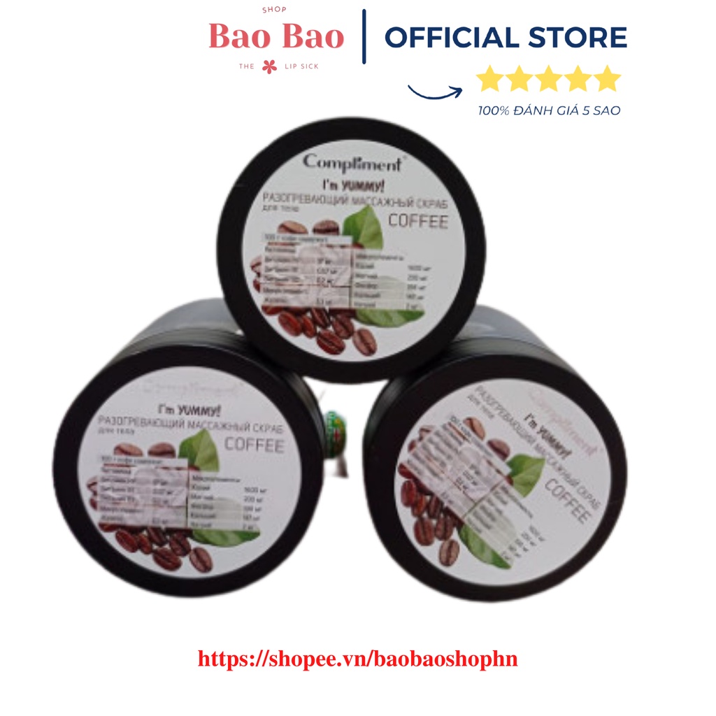Tẩy tế bào chết body cafe I’M YUMMY hàng Nga chính hãng thơm socola cho da mềm mại hỗ trợ tiêu mỡ xấu trên da | BigBuy360 - bigbuy360.vn