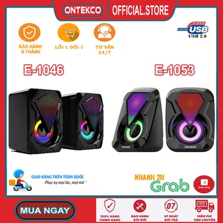 Loa máy vi tính Ontekco Speaker mini digital âm thanh trung thực để bàn cắm cổng USB máy tính