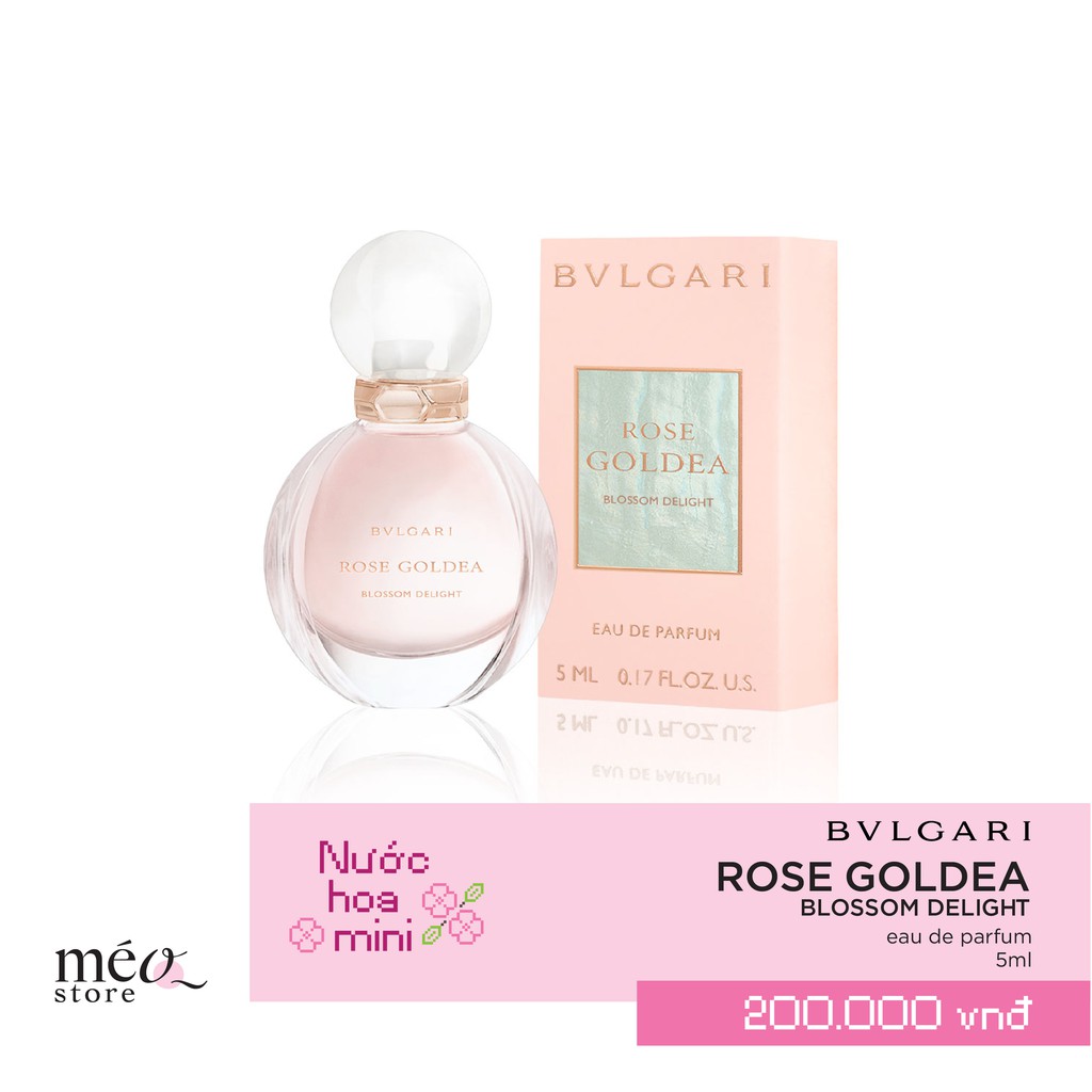 Nước hoa mini BVL Rose Goldea Blossom Delight 5ml 15ml