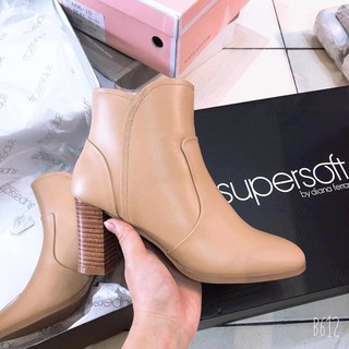 Giầy Bốt Supersoft Da Thật Cao 7f