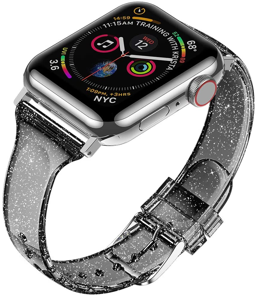 Dây Đeo Silicone Cho Đồng Hồ Apple Watch Series 5 4 3 44 40 42 38 mm