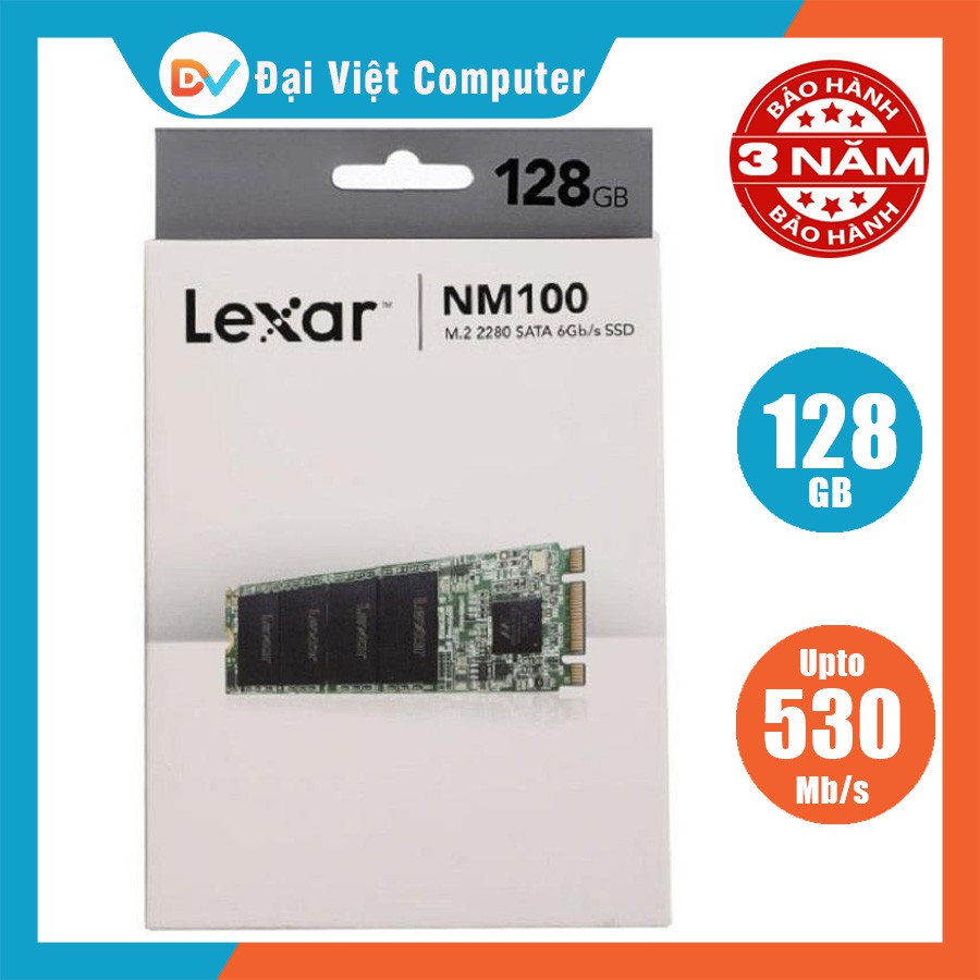 Ổ cứng SSD Lexar 256GB 128GB M2 SATA  NM100 | BigBuy360 - bigbuy360.vn