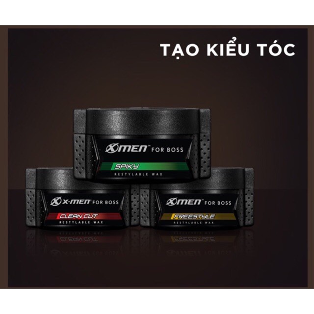 [Giá Sỉ]Sáp Vuốt Tóc X-Men Boss FREESTYLE/SPIKY/CLEAN CUT (70g)