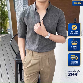 Áo sơ mi nam dài tay vải đũi , sơ mi nam hàn quốc công sở chất vải đũi thoáng mát, bền đẹp