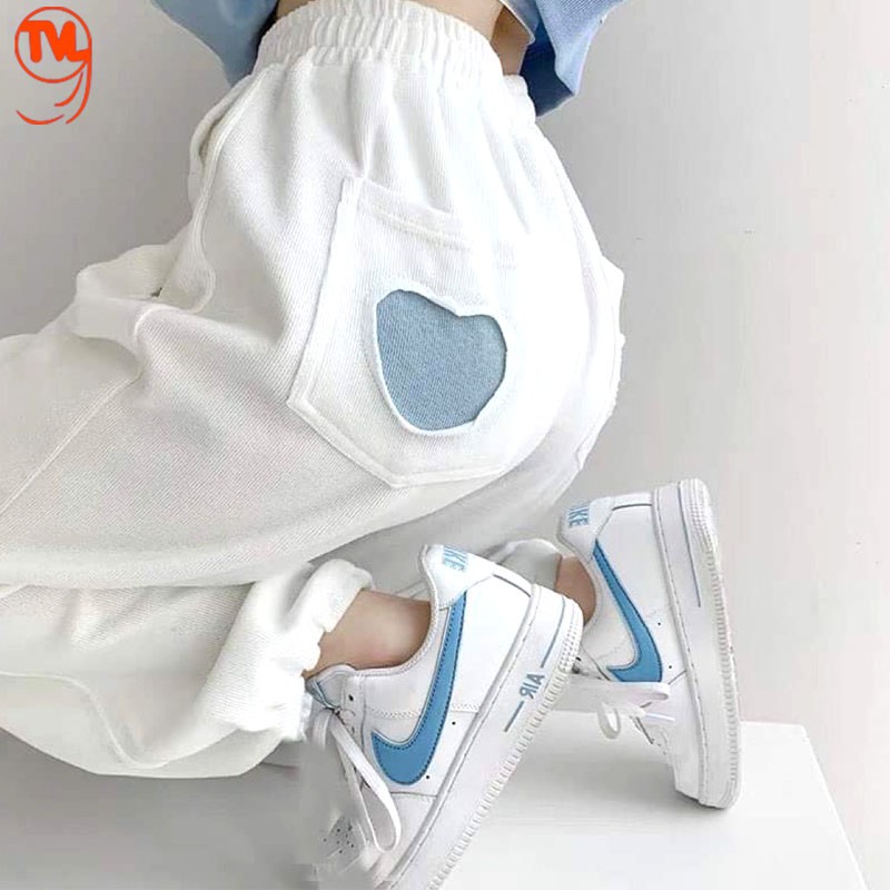 Quần jogger nữ túi tym TVL1999 quần ống rộng kiểu dáng thể thao bo gấu chất liệu vải nỉ thun da cá cao cấp hàng loại 1 | BigBuy360 - bigbuy360.vn