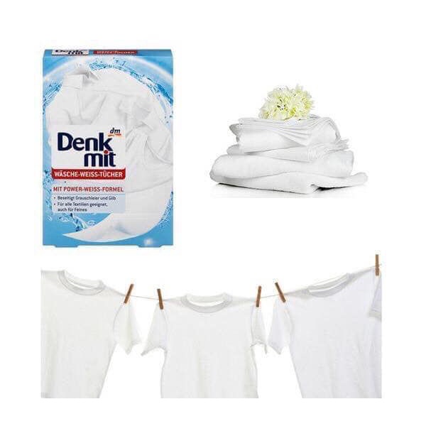 Giấy tẩy trắng quần áo DENKMIT, 20 tờ