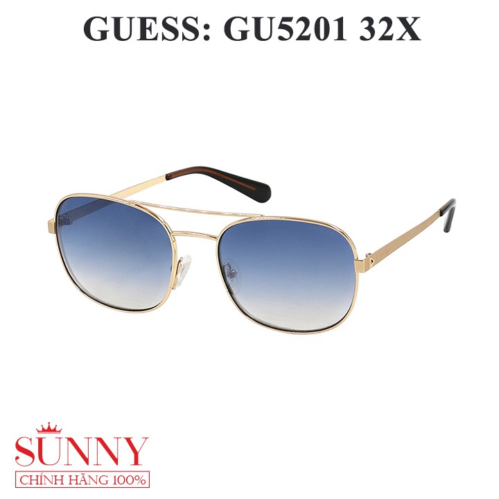 GU5201 - kính mát thời trang Guess chính hãng, thiết kế dễ đeo bảo vệ mắt
