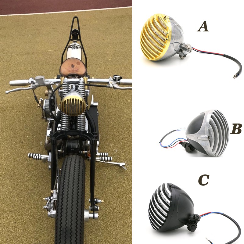 Đèn pha xe mô tô Harley Honda Yamaha Suzuki Suzuki Bobber Chopper