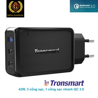Sạc tronsmart w3pta 3 cổng, 42w