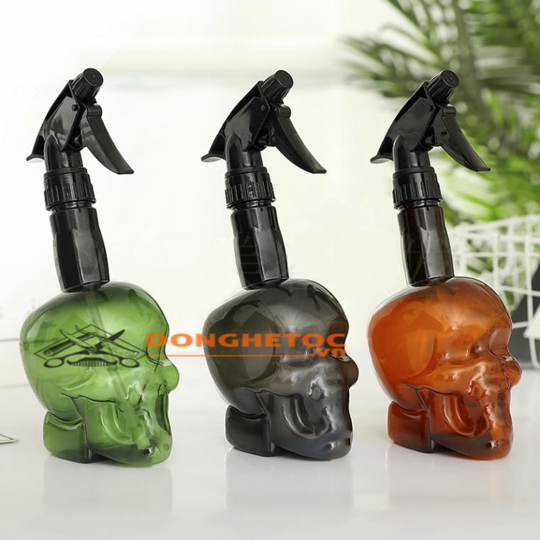 Bình xịt barber hình đầu lâu