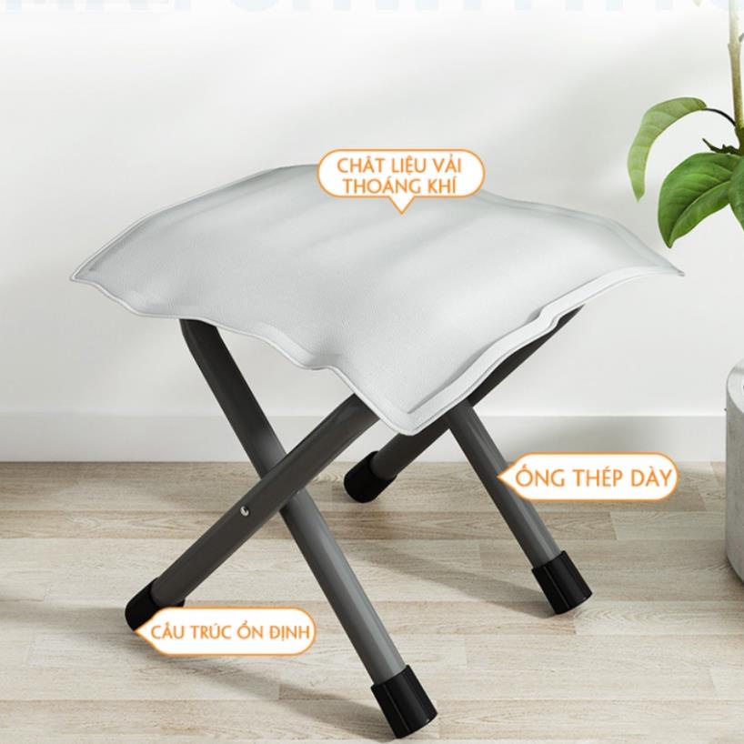 Ghế lười tựa lưng gấp gọn - Ghế thư giãn đọc sách, ngồi ban công, du lịch thoáng mát