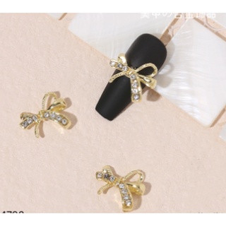Charm nơ trang trí nail mã mới