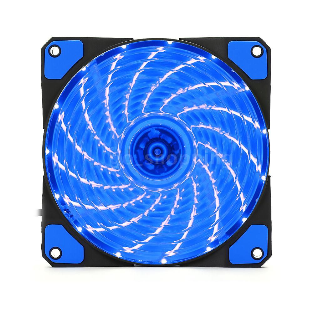 Fan case 12cm LED 15 bóng  siêu mát siêu bền hàng chính hãng bảo hành 1 tháng 1 đổi 1