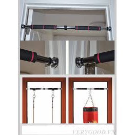 Thanh Xà đơn treo tường gắn cửa tập cơ bụng tay 60- 10cm,80-130cm 100-150 cm dụng cụ thể dục thể hình tại nhà