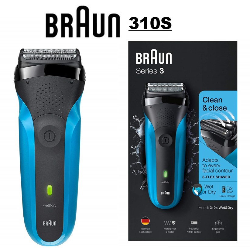 MÁY CẠO RÂU BRAUN 310S Wet7Dry– XÁCH TAY NHẬT CHÍNH HÃNG