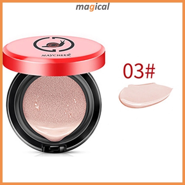 Air Cushion BB Cream Snail Cover Concealer CC Moisturizing Oil Control Foundation Cream