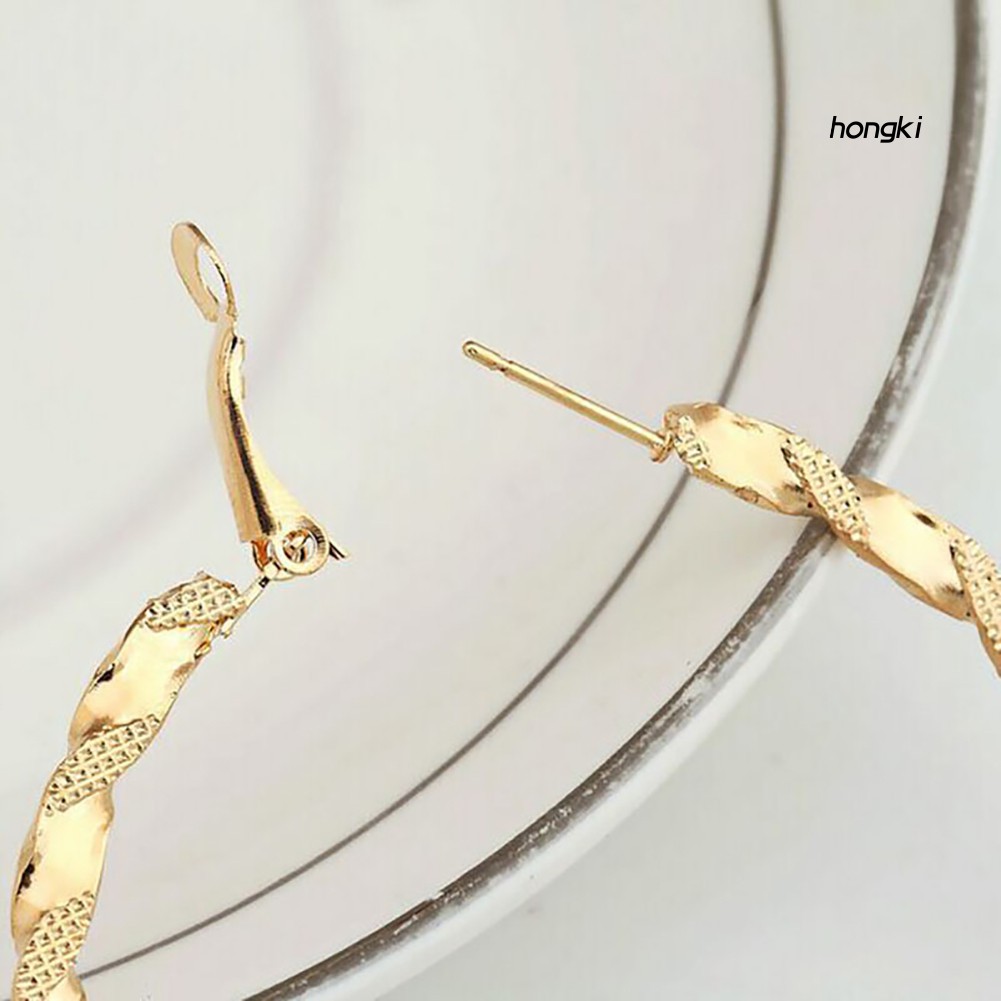 Hoa Tai Dạng Vòng To Thời Trang Dành Cho Nữ