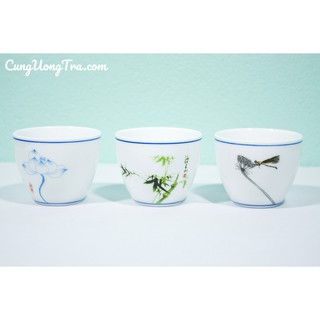 Chén Uống Trà Sứ Ngọc Bích