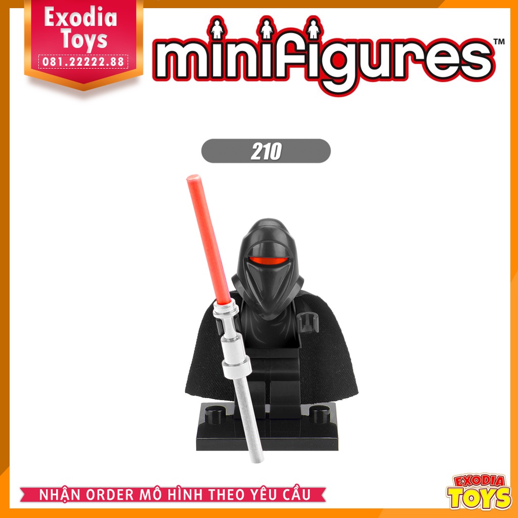 Xếp hình Minifigure Star Wars: Chiến Tranh Giữa Các Vì Sao - Đồ Chơi Lắp Ghép Sáng Tạo - X0105