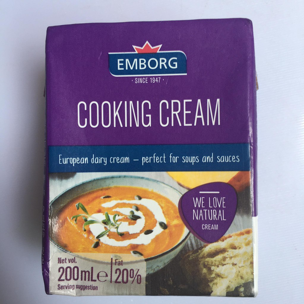 EMBORG KEM COOKING CREAM 200ML