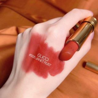 [MÀU 505] SON GUCCI MATTE 505 JANET RUST