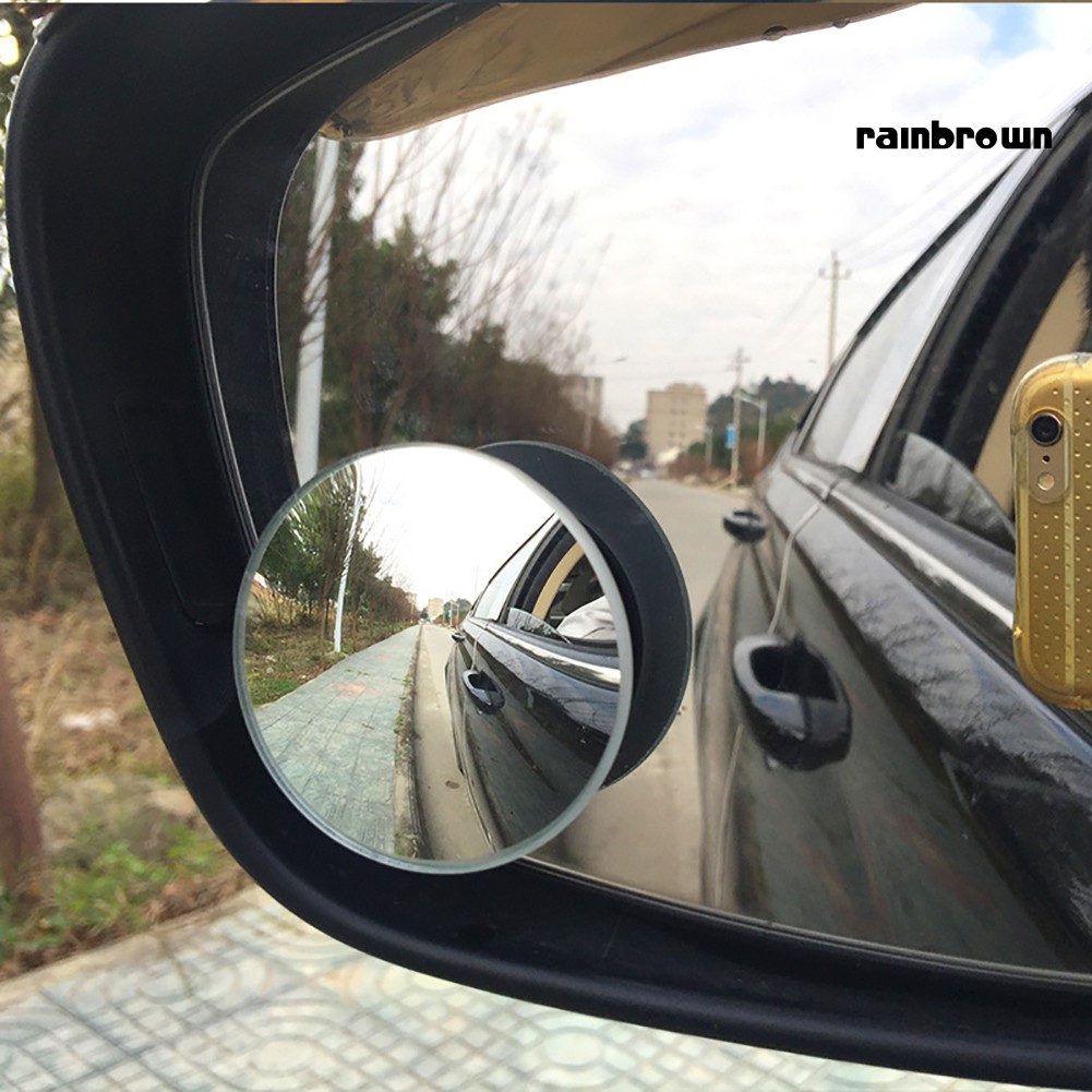 1 Cặp Gương Chiếu Hậu Hình Tròn Góc Rộng 360 Độ Cho Xe Hơi