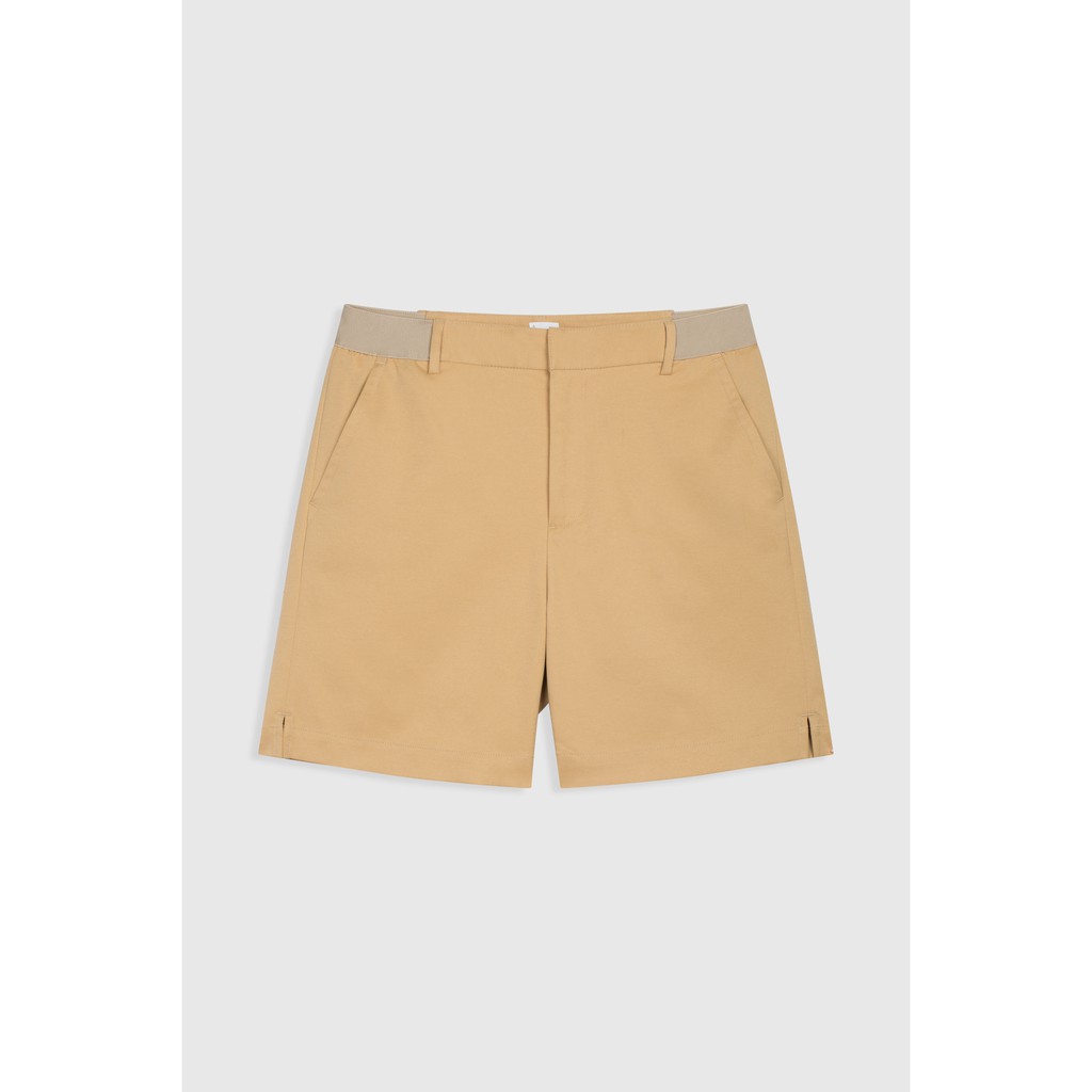 AMM Quần Short Kaki Nam Cạp Phối Chun