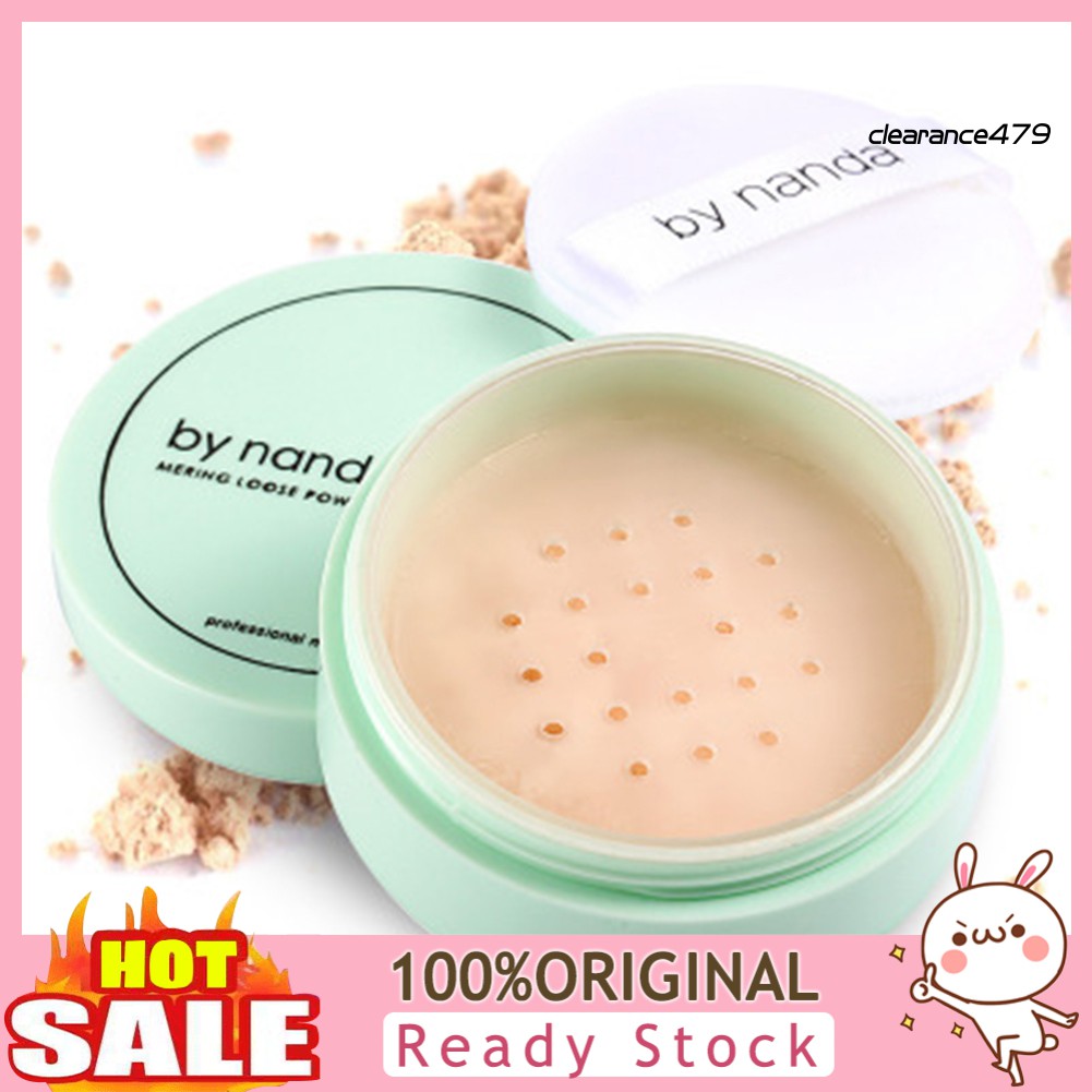 [Hàng mới về] Hộp phấn phủ tạo lớp trang điểm hoàn mỹ kèm bông đánh phấn