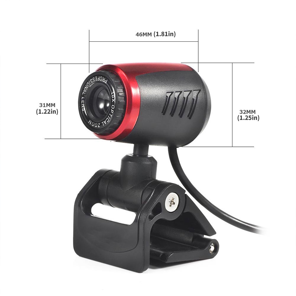Webcam HD USB tự động lấy nét tích hợp micro cho máy tính để bàn /máy tính xách tay | BigBuy360 - bigbuy360.vn