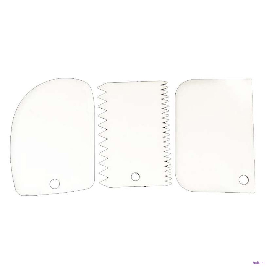 Set 3 Dụng Cụ Làm Bánh Kem Đa Năng Bằng Nhựa Có Thể Tái Sử Dụng