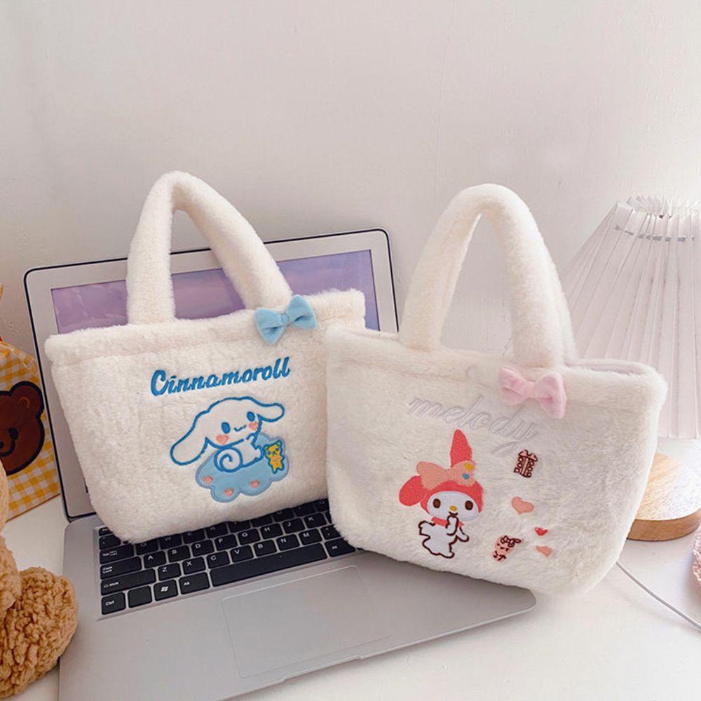 Túi Xách Du Lịch Cỡ Nhỏ Hình Cinnamoroll / Cún / Dâu Tây Dễ Thương Cho Nữ