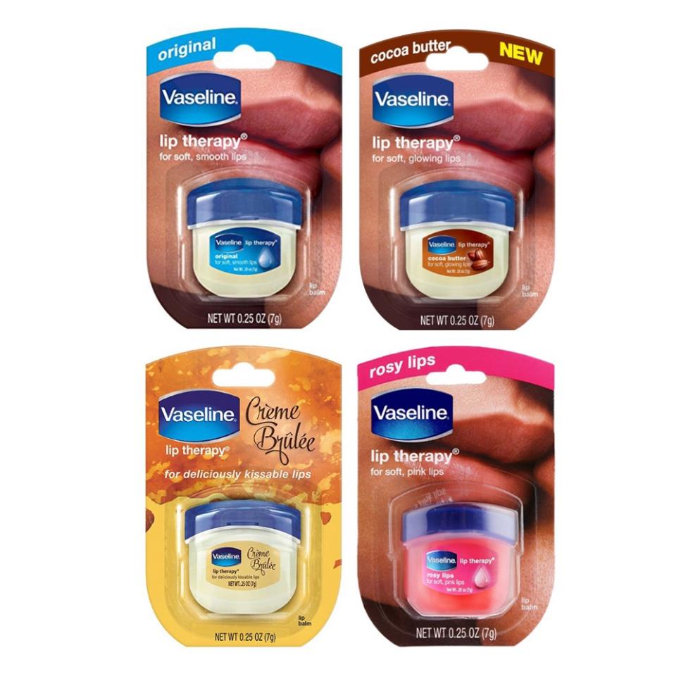 [GIÁ GỐC] Vaseline Lip Care Sáp Dưỡng Môi Cấp Ẩm đủ mùi hương - Hộp 7g