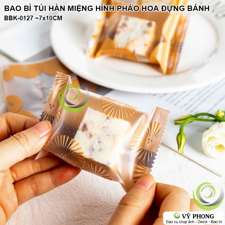 BAO BÌ TÚI HÀN MIỆNG 7x10CM ĐỰNG BÁNH KẸO LỄ TẾT LÀM QUÀ TẶNG CÁC DỊP XUÂN NĂM MỚI BBK-0127