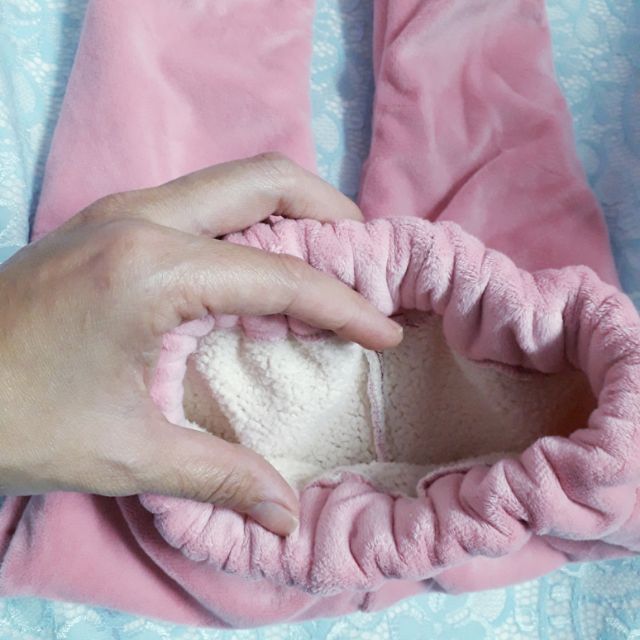 Combo 3 Quần nỉ lót lông cừu siêu ấm màu hồng. Cho bé 9_13kg.Bất chấp gió lạnh