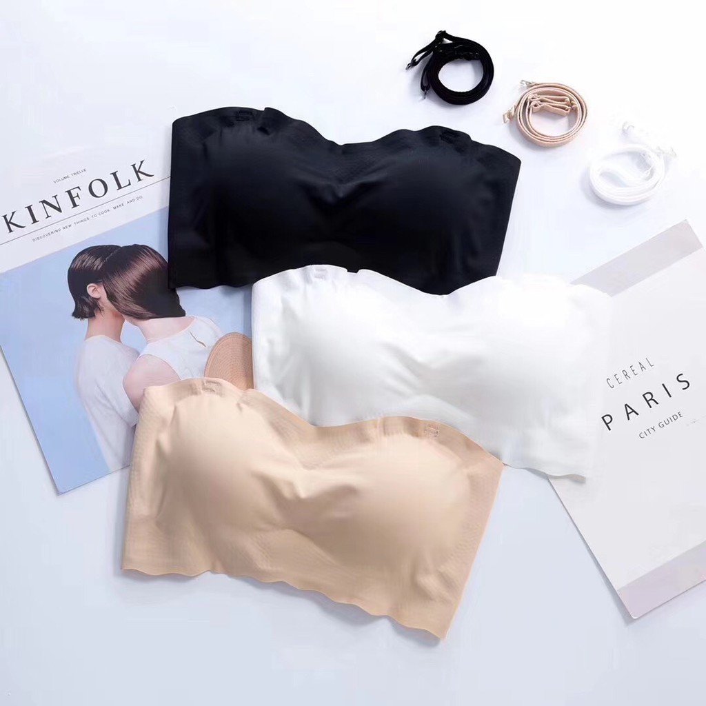 Áo Lót Thể Thao Không Dây Không Đường May Chống Trượt Bằng Lụa Lạnh Size Lớn Dành Cho Nữ | BigBuy360 - bigbuy360.vn