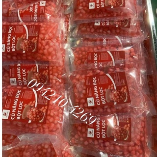 Hạt Lựu Làm Sẵn/Củ Năng Bọc Bột gói 250g- CHUYÊN DÙNG LÀM TOPPING CHO CHÈ, TRÀ SEN VÀNG