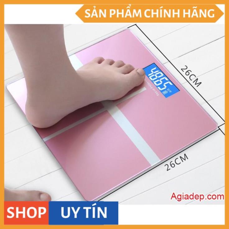 Cân sức khỏe gia đình xịn - Cân điện tử có thể sạc được (Ko cần mua pin) - Bền đẹp, độ chính xác cao MÀU ĐEN