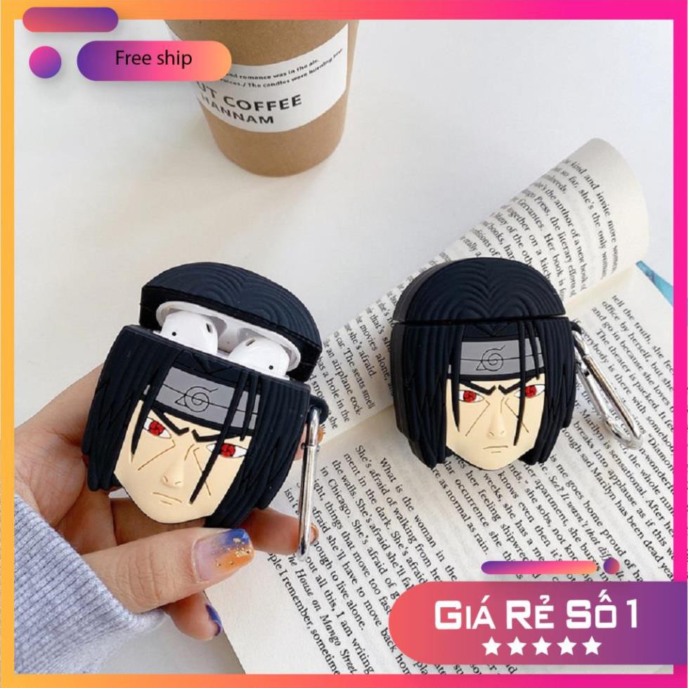 Airpods Case ⚡Freeship ⚡ VỎ BỌC AIRPODS SASUKE Case Tai Nghe Không Dây Airpods 1/ 2/ i12/ Pro