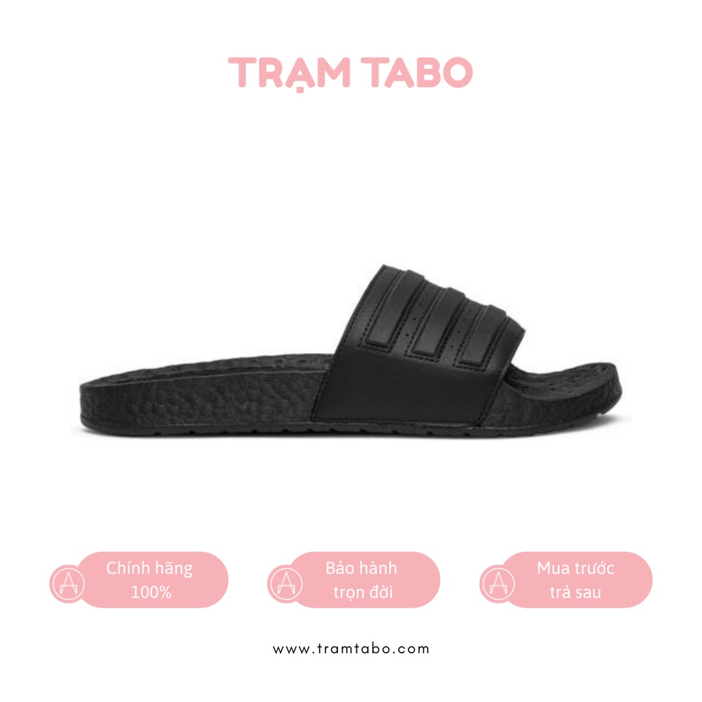 EH2256 - DÉP NAM ADIDAS ADILETTE BOOST SLIDES TRIPLE BLACK - MÀU ĐEN