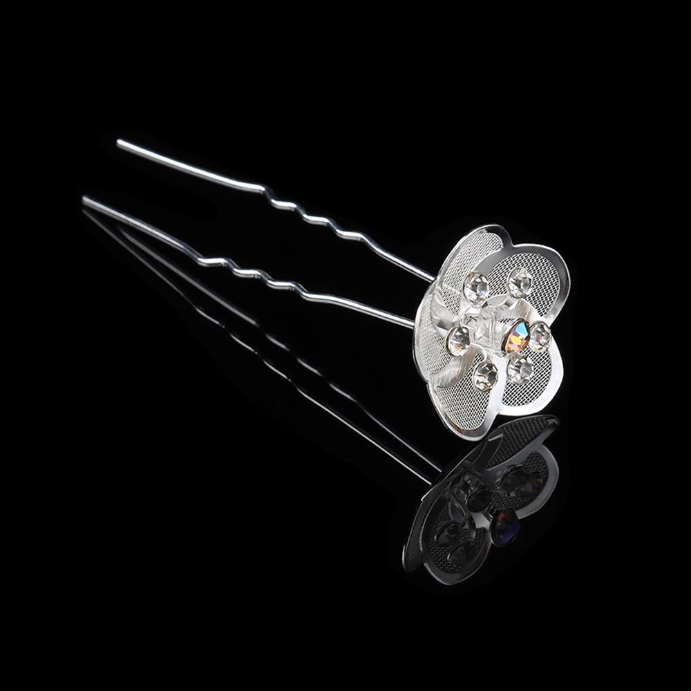 SUSANS Trâm Cài Tóc Chữ U Hình Hoa Cho Cô Dâu